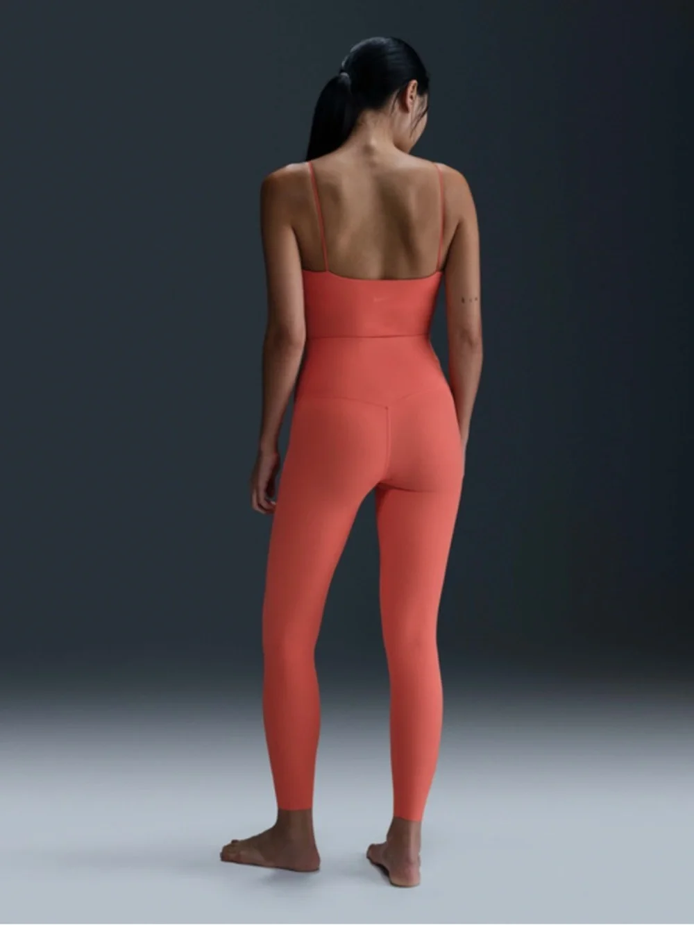 NWT Nike Women's Zenvy Rib Gentle-Support High-Waisted 7/8 Leggings Size XS